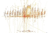 12  Reflex Umrisse, 2000, Tusche auf Papier, 62,5cm x 42,2cm