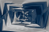 45  Teiltransparente Polygone, 2016, Computergrafik, Leinwanddruck, 1,5m x 1m